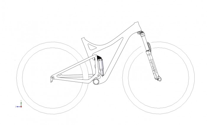 Bicycle Suspension System Drawing