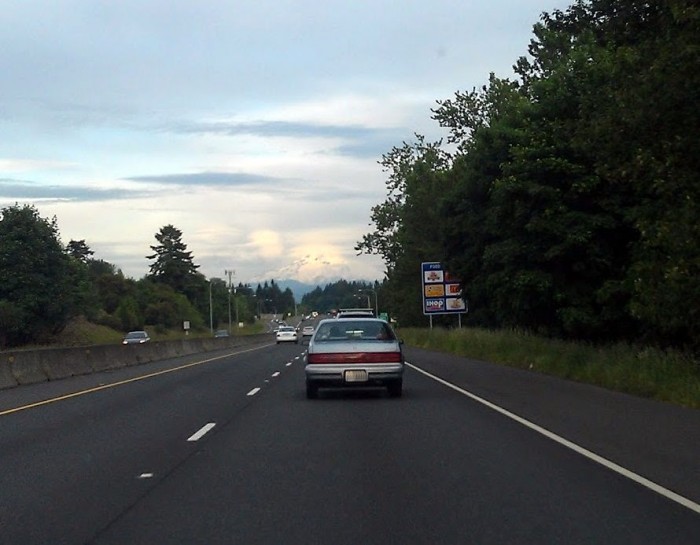 Mt. Hood from Washington 14 East